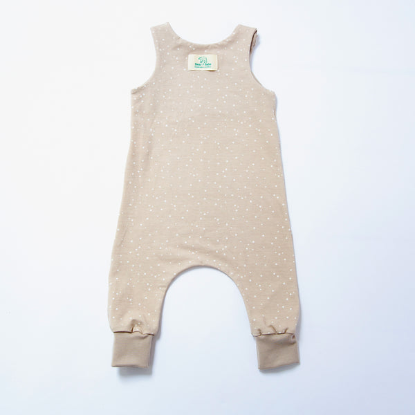 Cappuccino Dots Baby and Children's Romper