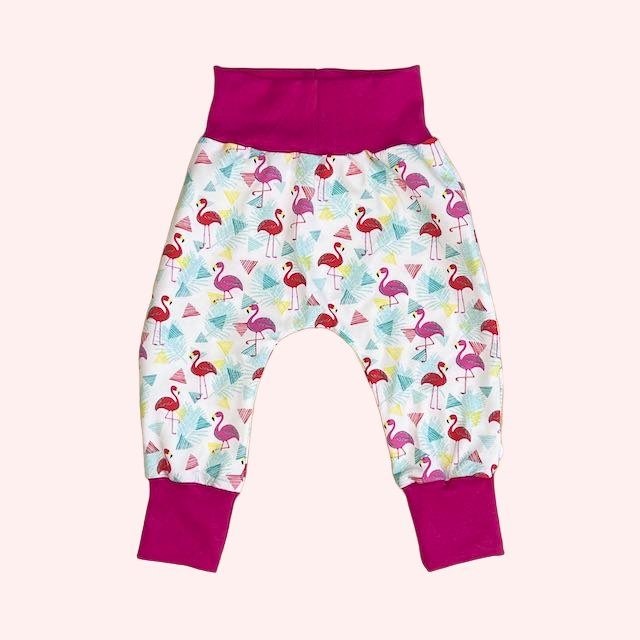90s Flamingos Baby and Children's Harem Pants