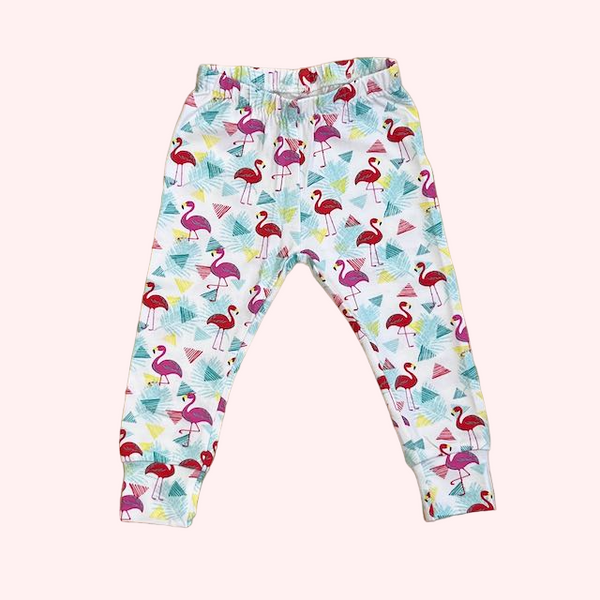 90s Flamingos Baby and Children's Leggings