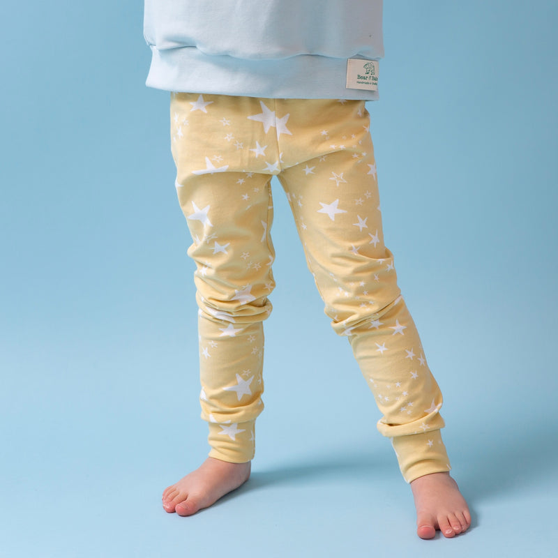 Yellow Stars Baby and Children's Leggings