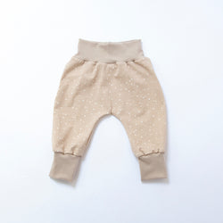 Cappuccino Dots Baby and Children's Harem Pants
