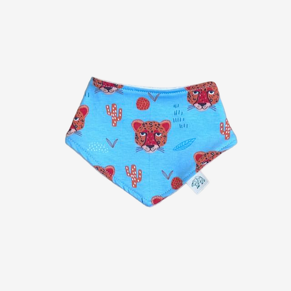 Aqua Leopards Baby and Children's Bib