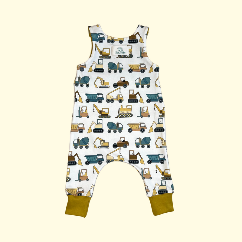 Construction Site Baby and Children's Romper