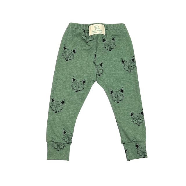 Green Foxes Baby and Children's Leggings