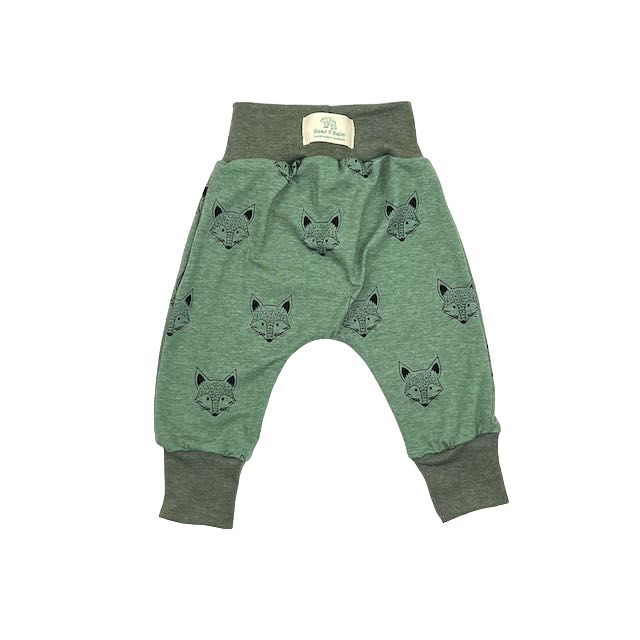 Green Foxes Baby and Children's Harem Pants