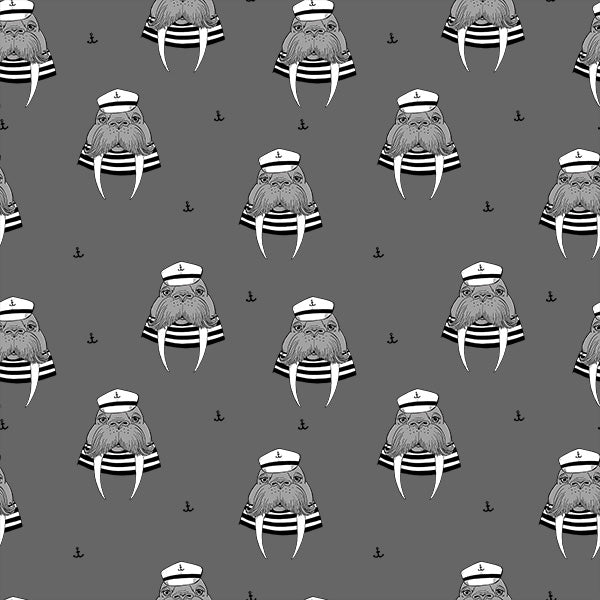 Steel Grey Wally Walrus Baby and Children's Dress