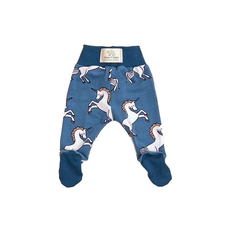 Steel Unicorns Baby and Children's Footed Leggings