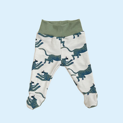 Stone Tigers Baby and Children's Footed Leggings