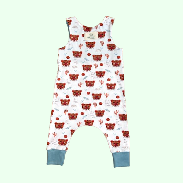 White Leopards Baby and Children's Romper