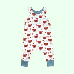 White Leopards Baby and Children's Romper