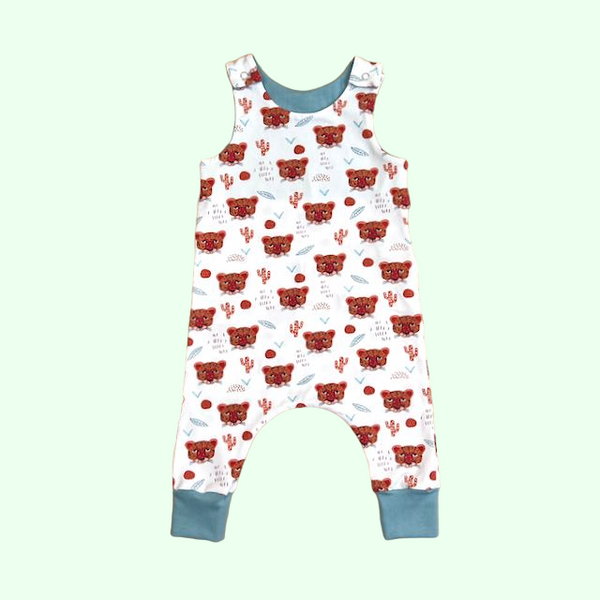 White Leopards Baby and Children's Romper