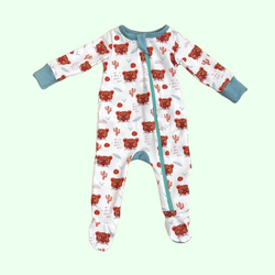 White Leopards Baby and Children's Zip Sleepsuit