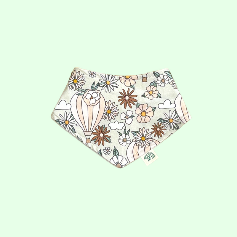 Flowers & Balloons Baby and Children's Bib