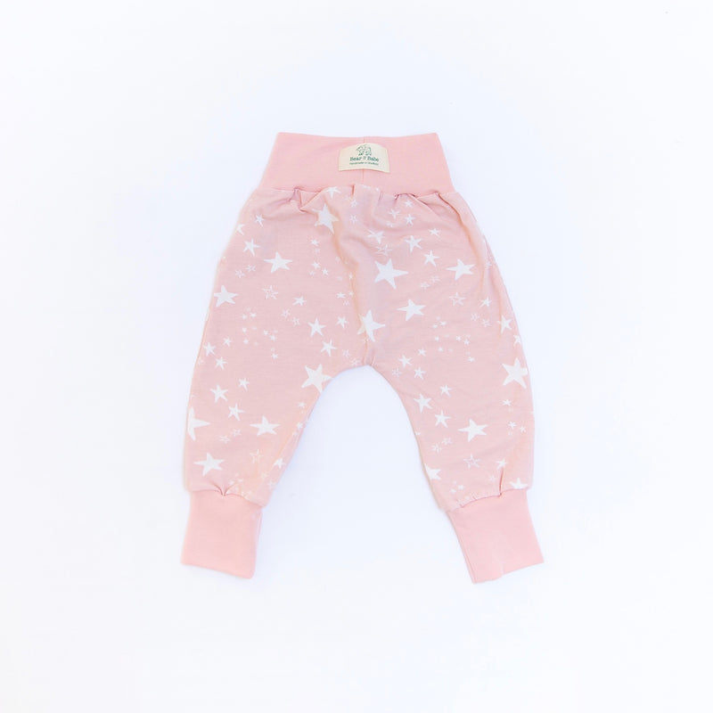 Pink Stars Baby and Children's Harem Pants