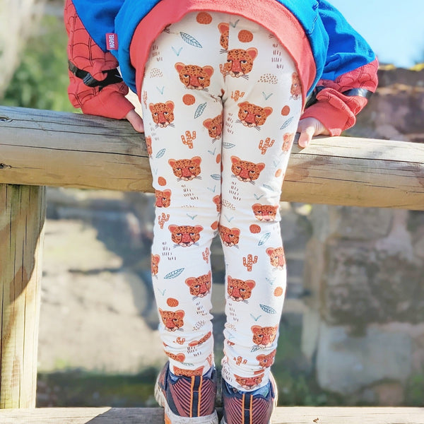 White Leopards Baby and Children's Leggings