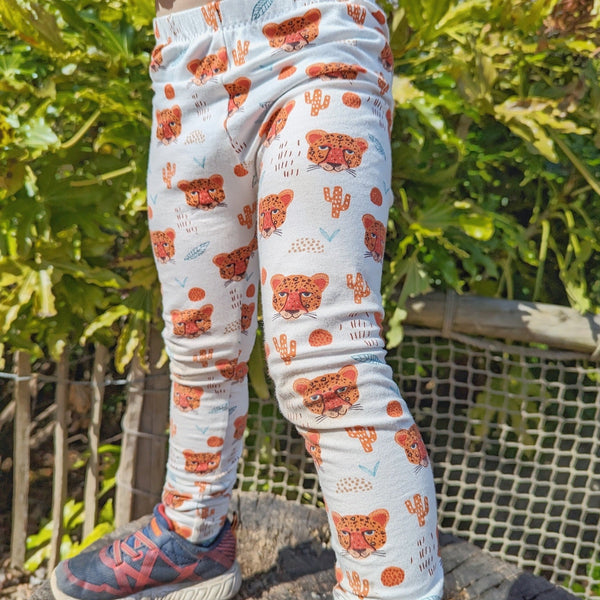 White Leopards Baby and Children's Leggings