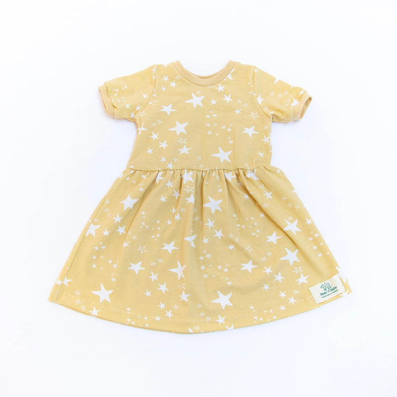 Yellow Stars Baby and Children's Dress